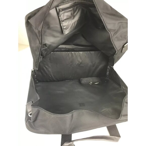 Kenneth Cole New York Unisex Black Canvas Zip Around Double Handles Laptop Bag - Picture 7 of 10